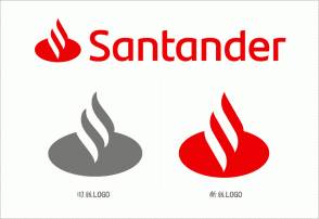 西班牙Santander銀行LOGO設(shè)計(jì)，改善用戶